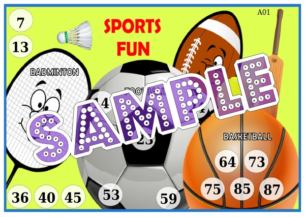 perty Sport theme Tambola Housie (list1281_1) - 24