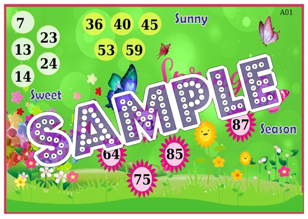 perty Spring theme Tambola Housie (list1285_1) - 24