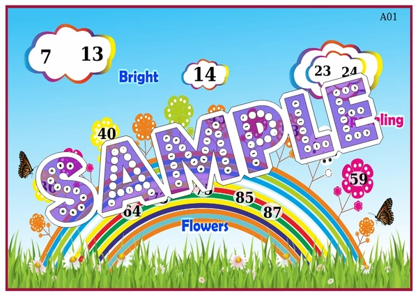 perty Spring theme Tambola Housie (list3194_1) - 24
