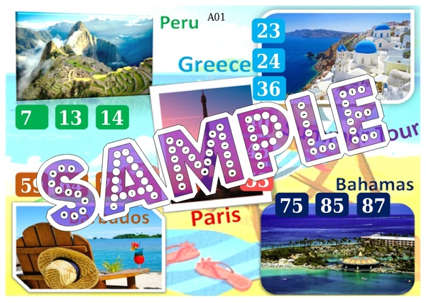 perty Summer theme Tambola Housie (list431_3) - 24