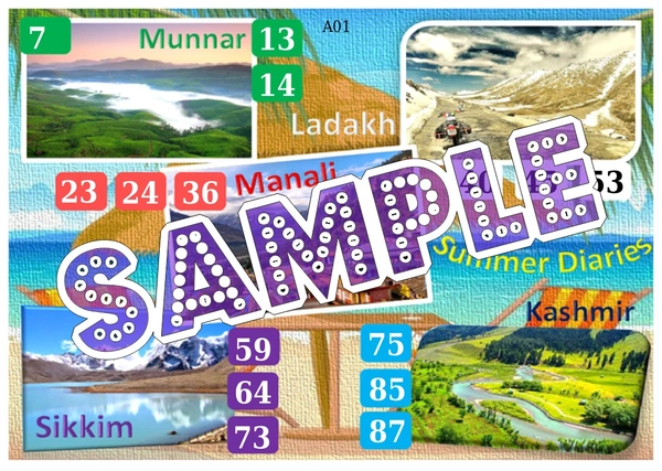perty Summer theme Tambola Housie (list432_2) - 48