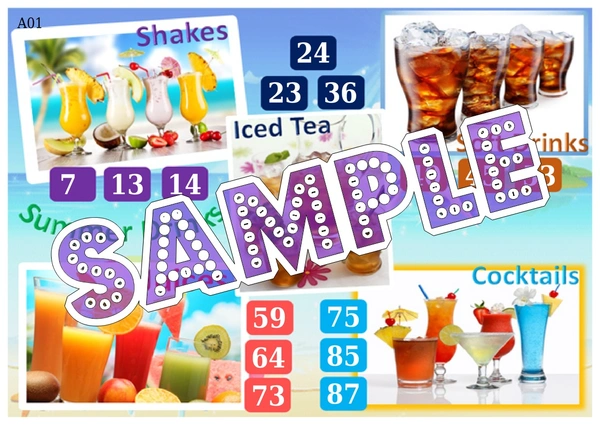 perty Summer theme Tambola Housie (list435_3) - 48