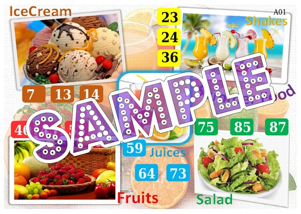 perty Summer theme Tambola Housie (list437_3) - 24