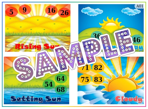 perty Sun theme Tambola Housie (list2406_1) - 16