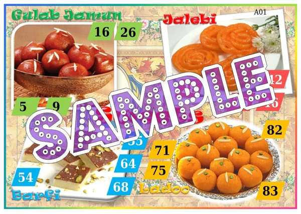 perty Sweets theme Tambola Housie (list540_2) - 16