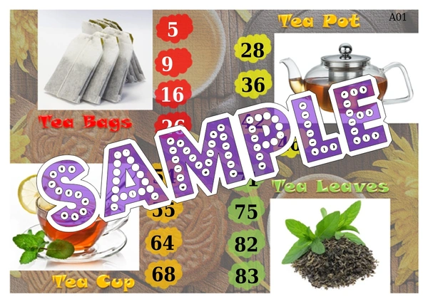perty Tea theme Tambola Housie (list715_1) - 16