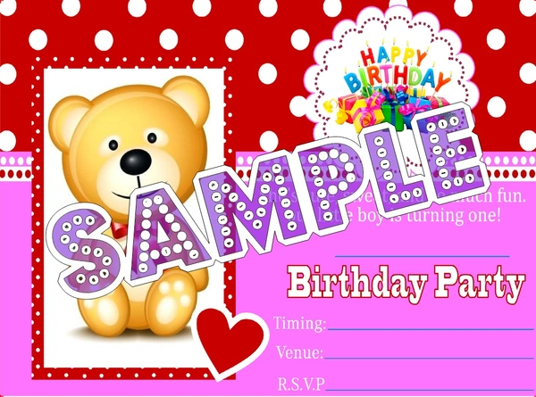 perty Teddy theme Cards (list3433_1) - 24