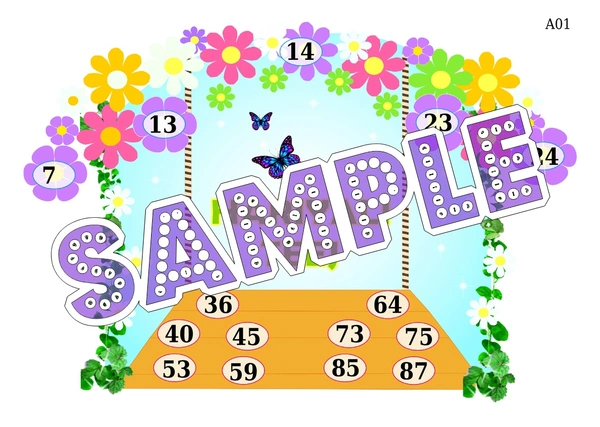 perty Teej theme Tambola Housie (list1355_1) - 48