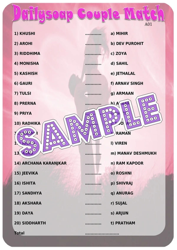 perty Television theme Paper Games (list1565_1) - 12