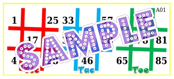 perty Tic Tac Toe theme Tambola Housie (list2716_1) - 48