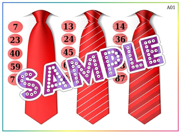 perty Tie theme Tambola Housie (list2413_1) - 48