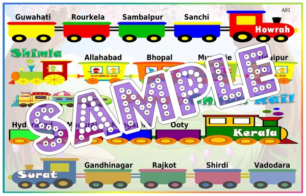 perty Train theme Tambola Housie (list746_1) - 8