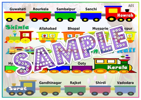 perty Train theme Tambola Housie (list746_2) - 16