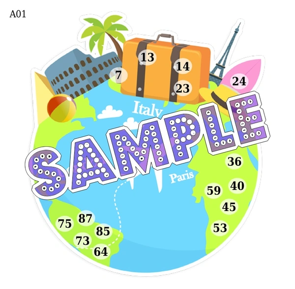 perty Travel theme Tambola Housie (list1107_1) - 18