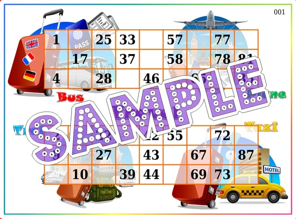 perty Travel theme Tambola Housie (list3640_1) - 16