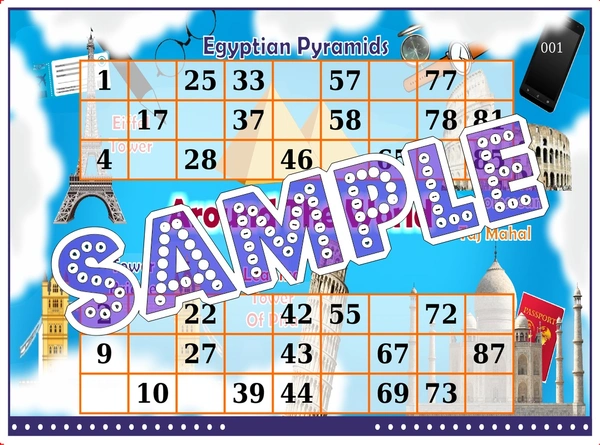 perty Travel theme Tambola Housie (list3641_1) - 24