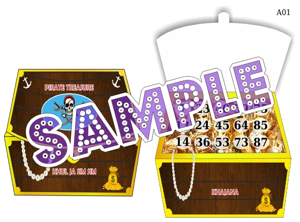 perty Treasure theme Tambola Housie (list1319_1) - 16