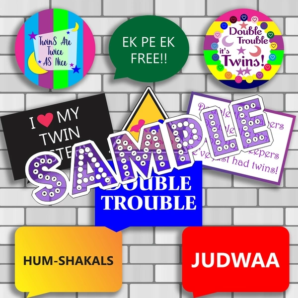 perty Twin theme Props (list3394) - 12.2 x 8.9