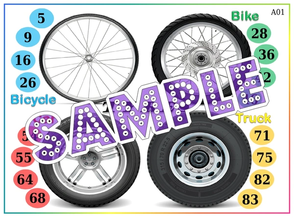 perty Tyre theme Tambola Housie (list2421_1) - 16