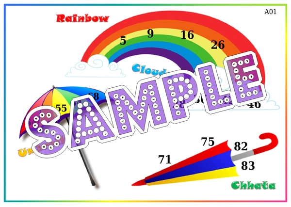 perty Umbrella theme Tambola Housie (list640_1) - 16