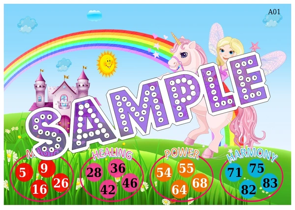 perty Unicorn theme Tambola Housie (list3258_1) - 24