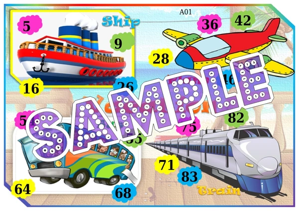 perty Vacation theme Tambola Housie (list534_2) - 16