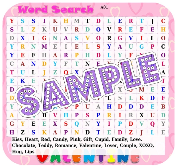 perty Valentine theme Paper Games (list1784_1) - 18