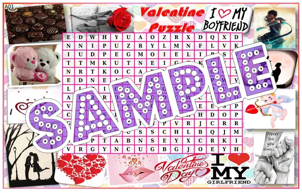 perty Valentine theme Paper Games (list463_1) - 8