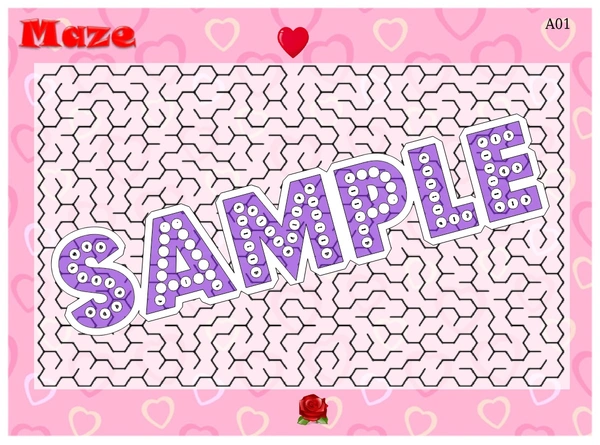 perty Valentine theme Paper Games (list811_1) - 24