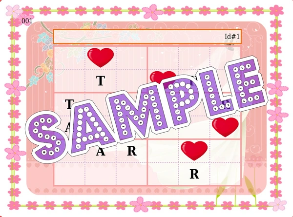 perty Valentine theme Paper Games (list824_1) - 24