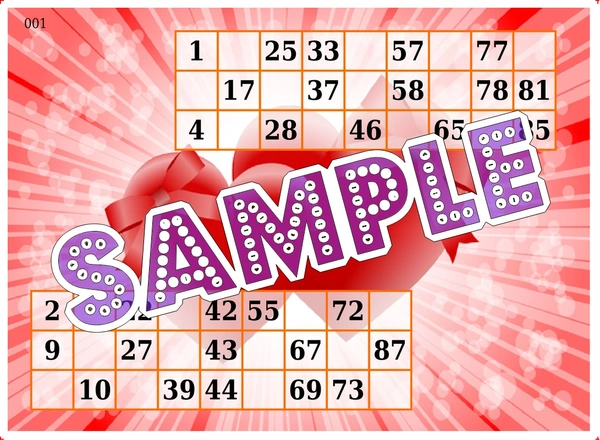 perty Valentine theme Tambola Housie (list1017_1) - 48