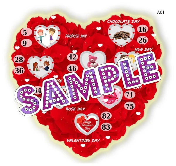 perty Valentine theme Tambola Housie (list1114_1) - 36