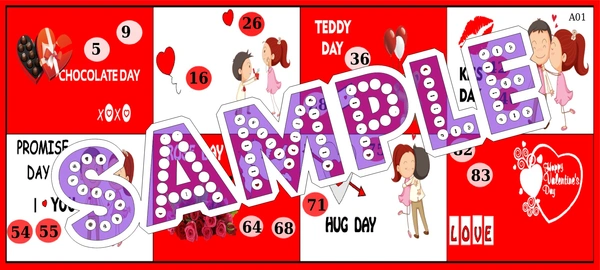 perty Valentine theme Tambola Housie (list1118_1) - 18