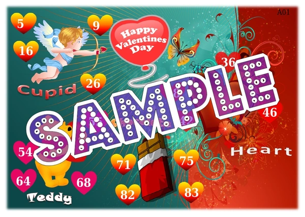 perty Valentine theme Tambola Housie (list253_3) - 16