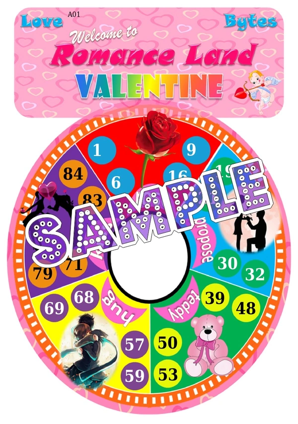 perty Valentine theme Tambola Housie (list2546_1) - 24
