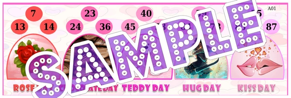 perty Valentine theme Tambola Housie (list2548_1) - 24