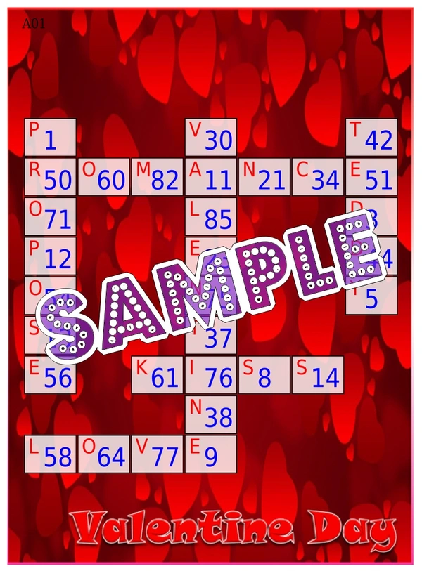 perty Valentine theme Tambola Housie (list3181_1) - 24