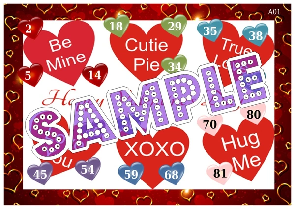 perty Valentine theme Tambola Housie (list682_1) - 16