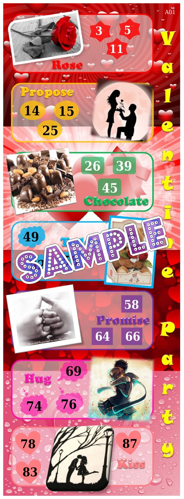 perty Valentine theme Tambola Housie (list684_1) - 12