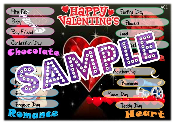 perty Valentine theme Tambola Housie (list685_1) - 16