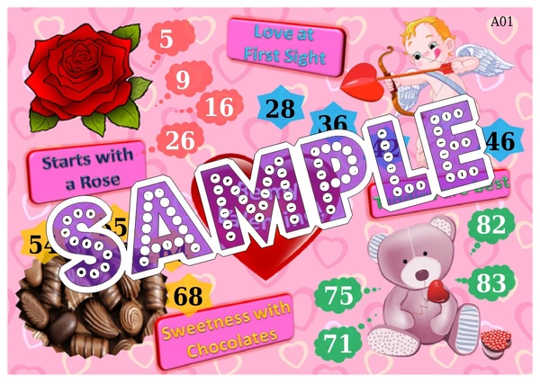 perty Valentine theme Tambola Housie (list687_1) - 16