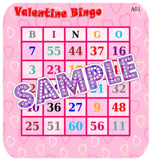 perty Valentine theme Tambola Housie (list812_1) - 36