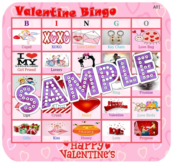 perty Valentine theme Tambola Housie (list814_1) - 18