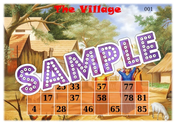 perty Village theme Tambola Housie (list2987_1) - 24