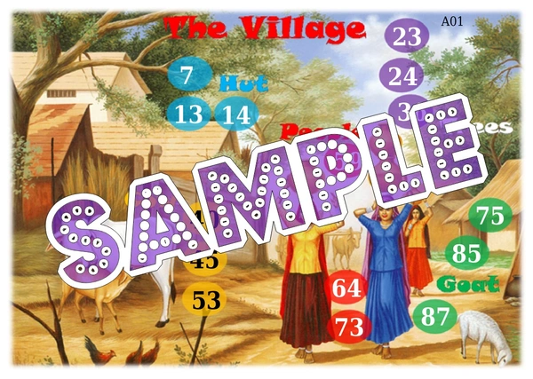 perty Village theme Tambola Housie (list330_2) - 16