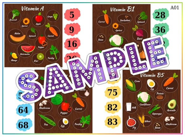 perty Vitamin theme Tambola Housie (list2426_1) - 24