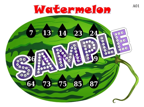 perty Water Melon theme Tambola Housie (list3270_1) - 24