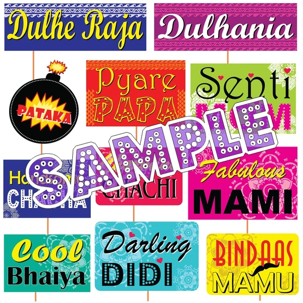 perty Wedding theme Props (list1872) - 6 x 4.4