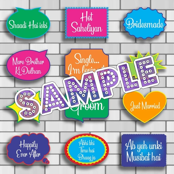 perty Wedding theme Props (list3345) - 6 x 4.4