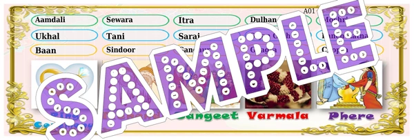 perty Wedding theme Tambola Housie (list2500_2) - 24